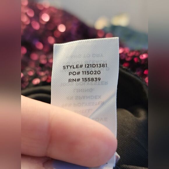 NWT Lulus Sequin Asymmetrical Dress Size Small - Picture 8 of 9